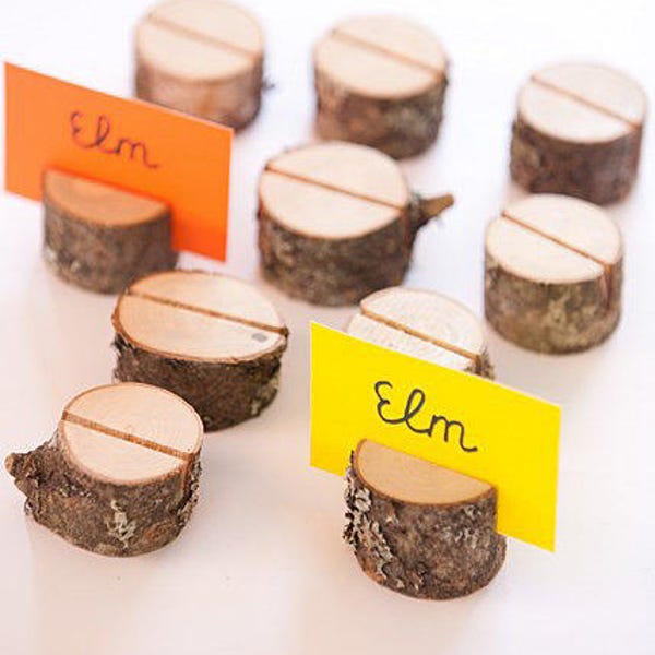 Rustic Wedding Placement Holders Etsy