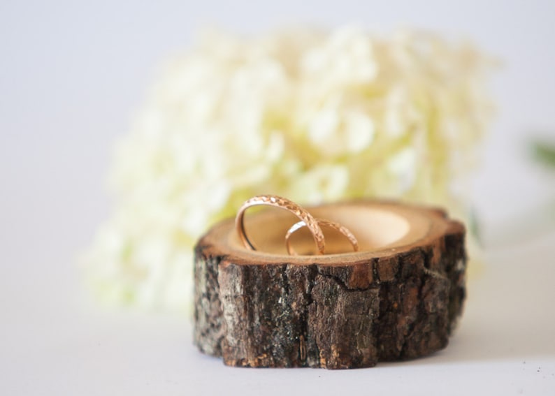 ring bearer pillows woodland wedding decor wedding decoration Rustic wedding ring pillow rustic ring holder log ring box
