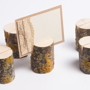 20 Rustic Place Card Holders, table number holder, ash tree wedding table decor, rustic table number holder, woodland wedding centerpiece
