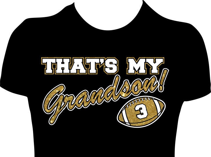 That's My Grandson Football Grandma 