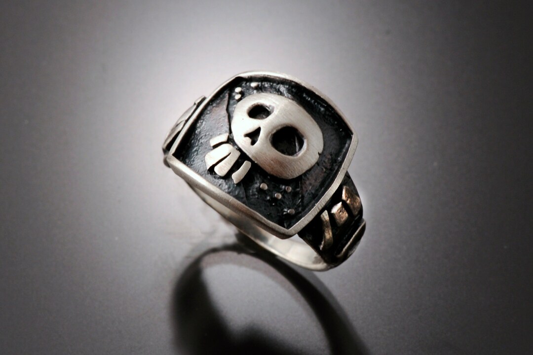 Mens Skull Ring | Day of the Dead Ring - Etsy