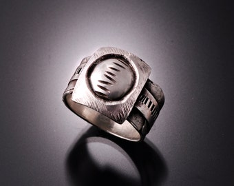 Mens rings | Mens silver ring | Mens sterling band | Mens band sterling silver ring | Fashion jewelry bands | "Full Moon" Ring