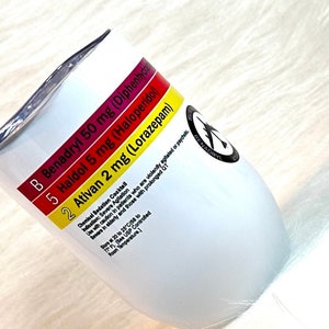 B-52 Sedative Cocktail 12 oz insulated tumbler,