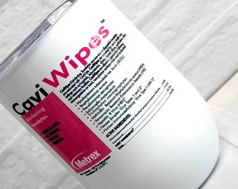 Cavi Wipes 12 oz insulated tumbler,