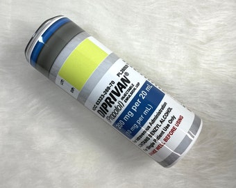 Diprivan Propofol 20 oz skinny tumbler.