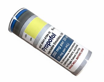 Propofol 20 oz skinny tumbler.