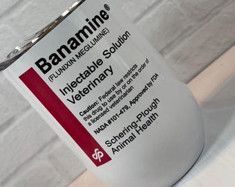 Banamine 12 oz insulated tumbler,