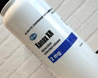 Xanax 32 oz Water Bottle Tumbler.