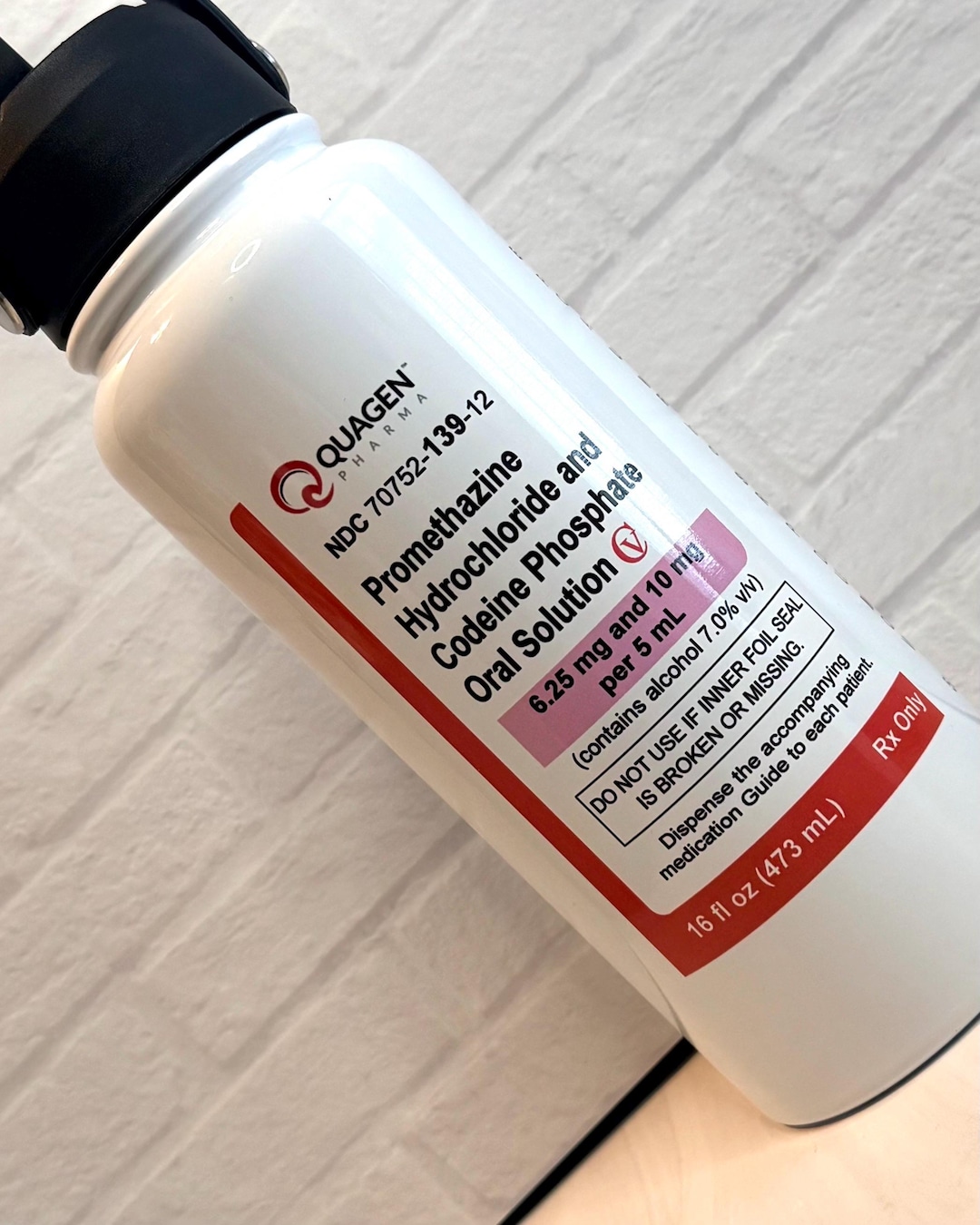 Prometh Water Promethazine 32 Oz Water Bottle Tumbler. - Etsy