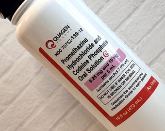Promethazine 32 oz Water Bottle Tumbler.