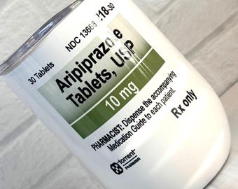 Aripiprazole 12 oz insulated tumbler