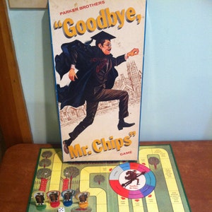 Vintage Board Game &quot;Goodbye, Mr. Chips&quot; Parker Brothers 1969.