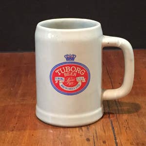 Vintage Beer Advertising Tuborg Breweries Ltd. Ceramic Stoneware Mug