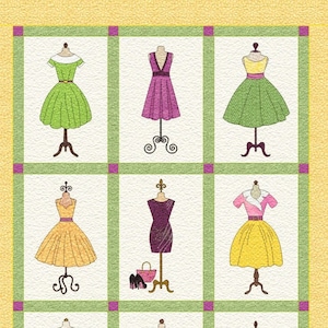 Liberty Dresses Quilt PDF Sewing Pattern - Etsy Liberty Dresses Quilt PDF Sewing Pattern - Etsy