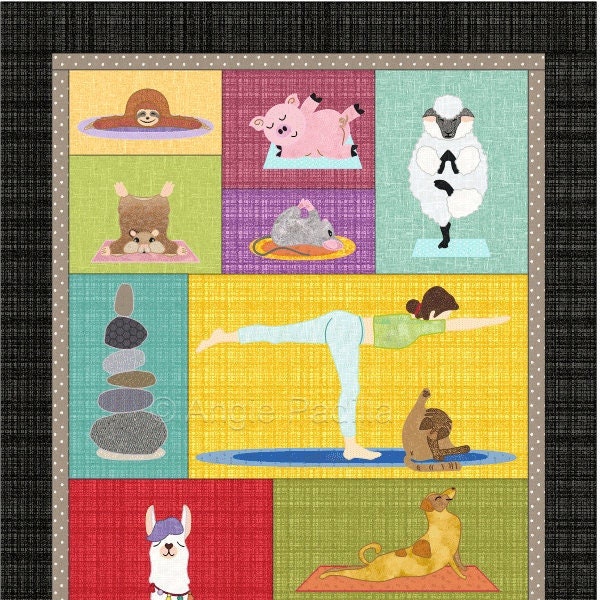 Yoga Quilt Etsy