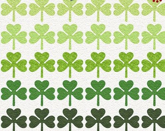 Shamrock Applique Quilt Pattern: St. Patrick's Lap Quilt (Digital PDF)