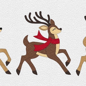 Reindeer Applique Table Runner Pattern: Christmas Winter Project (Digital PDF)