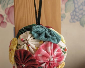 Patrón de adornos navideños de yo-yo: Decoración festiva (PDF digital)