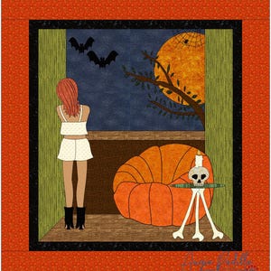 Witching You Were Here Quilt Pattern: Halloween Wall Hanging (Digital PDF)