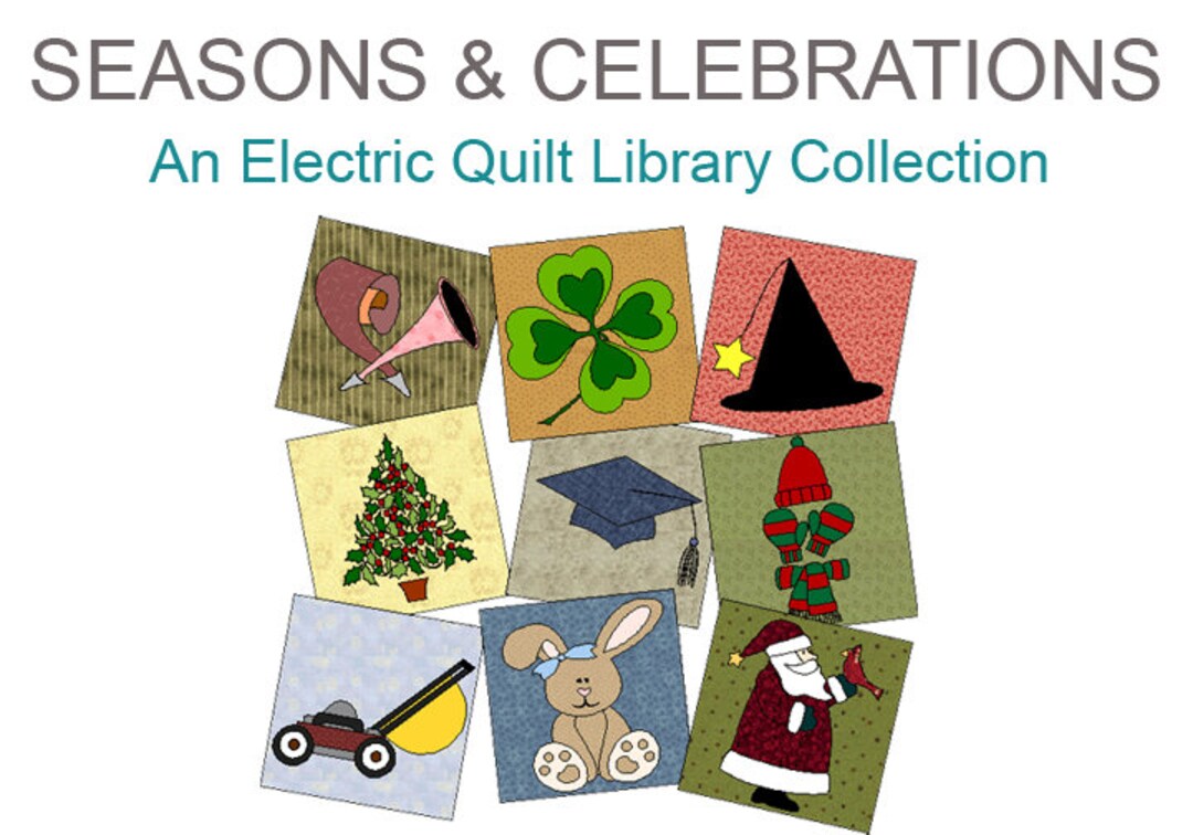 Seasons & Celebrations an Electric Quilt Library Etsy