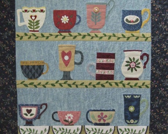 Country Cups Applique Quilt Pattern