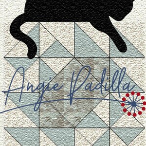 Craft a charming DIY quilt with our downloadable "Sewing Cat" applique pattern. Ideal for sewing enthusiasts looking for whimsical sewing room decor.