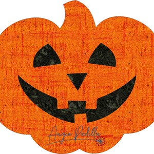 Halloween Placemat Applique Pattern: Pumpkin, Skull, Cat, Spiderweb (DIGITAL PDF) image 2