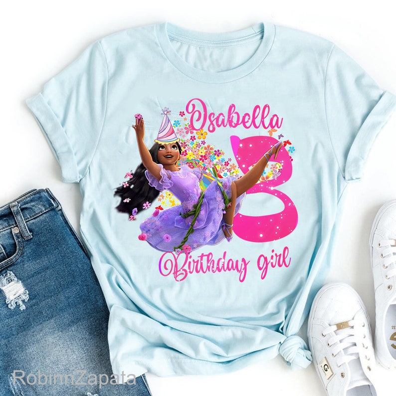 encanto isabela birthday shirt
