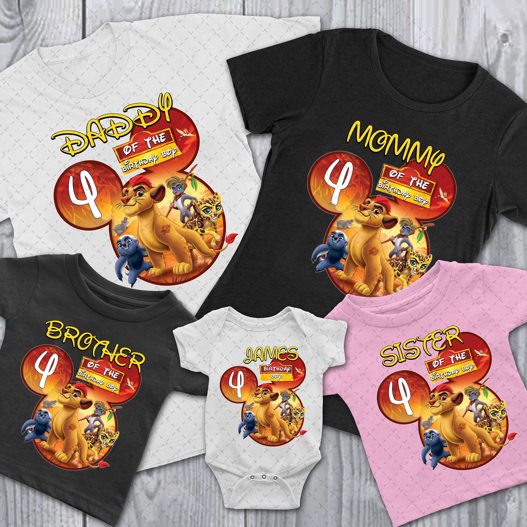 Lion King Birthday Shirt Custom Lion 