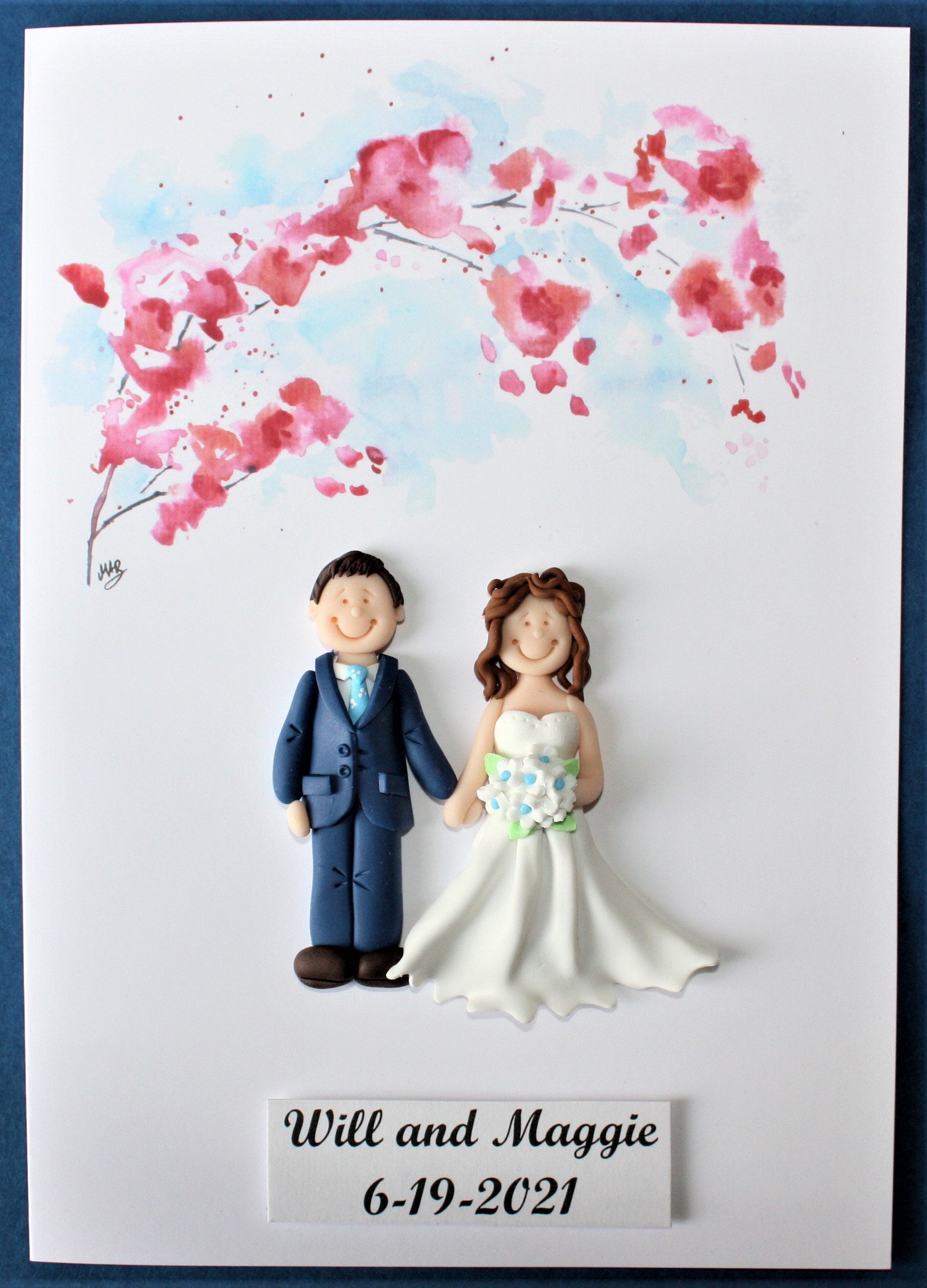PERSONALISED Wedding Card/gift, Custom Made Card - Etsy UK