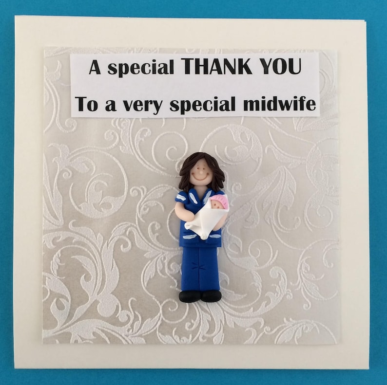 thank you midwife doctor mentor personalised handmade