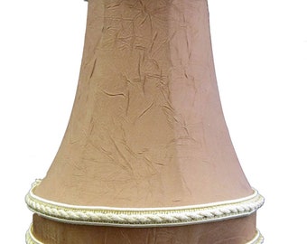 Gold DUPIONI Silk Bell CHANDELIER Clip-on Mini SHADE