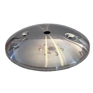 New DIY - Modern style Brushed Nickel finished Steel Ceiling Canopy Plate - Pendant Light Fixture canopy