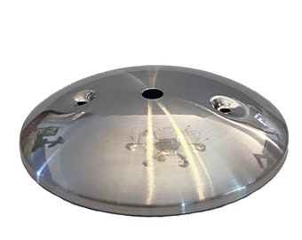 New DIY - Modern style Brushed Nickel finished Steel Ceiling Canopy Plate - Pendant Light Fixture canopy