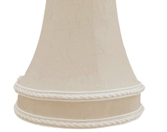 Mini Shade Cream DUPIONI Silk Bell CHANDELIER Clip-on Mini SHADE