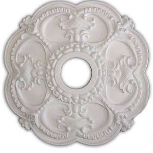 18 Diameter Regal Ceiling Medallion for Chandelier or Fan. Available in many Finishes or Custom Color. image 1