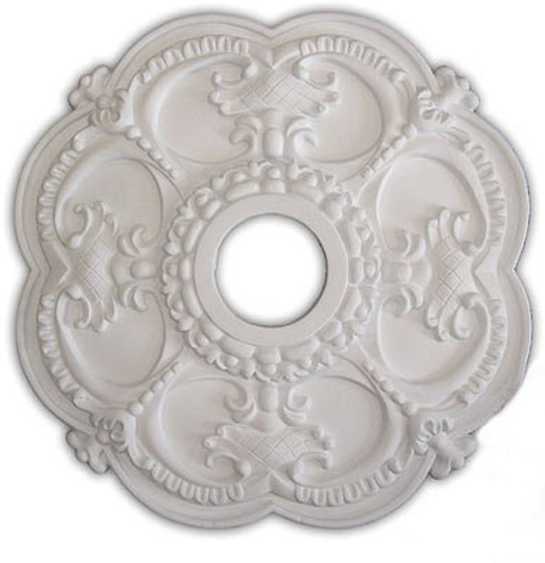 18 Diameter Regal Ceiling Medallion for Chandelier or Fan. Available in many Finishes or Custom Color. image 1