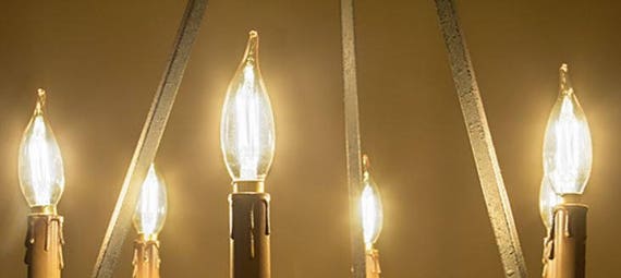 Candelabra base flame bulb deals