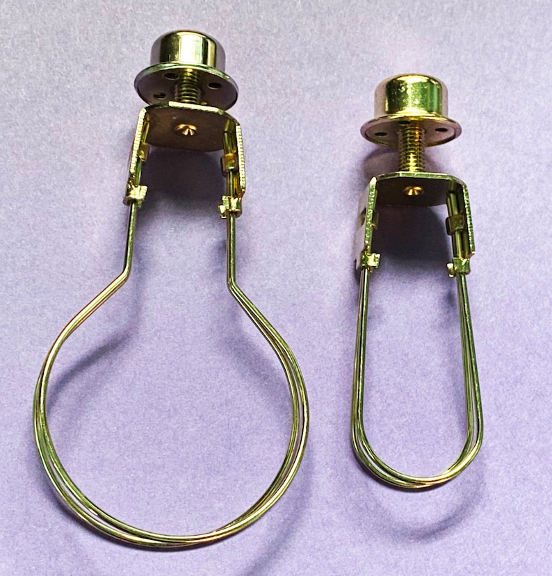 Lamp Shade Adapter clips Onto Bulbs No Harp Needed Round or Etsy