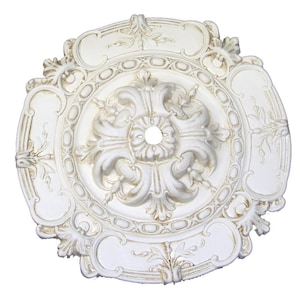 16" Diameter Sea Ceiling Medallion for Chandelier or Fan. Available in many Finishes or Custom Color.