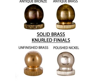 LAMP FINIALS