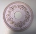 Shabby Rose 16' Diameter Ceiling Medallion for Chandeliers or Fans Pink and Gold finish, hand painted. 