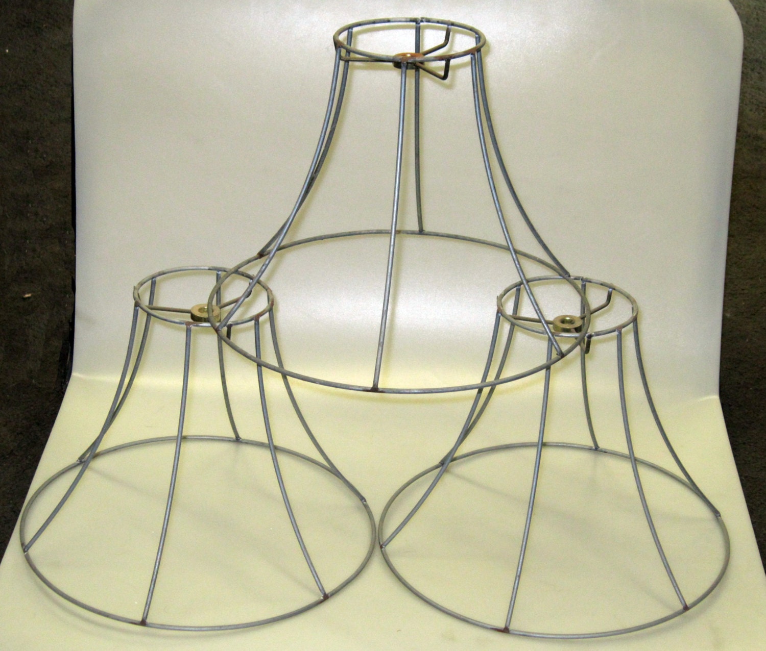 On SALE All Wire Shade Frames for Lamps or Hanging Pendants, Industrial