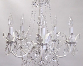 Bebe Chandelier-Shabby Chic style available in 4 sizes and many finishes, custom made for you