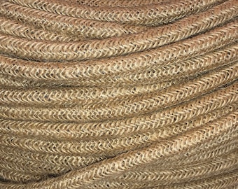 LINEN Cloth Covered Electrical 2 Wire-Braided Round Wire 18/2 AWG Industrial Retro Electrical pulley Cord 2-wire Sold By The Foot