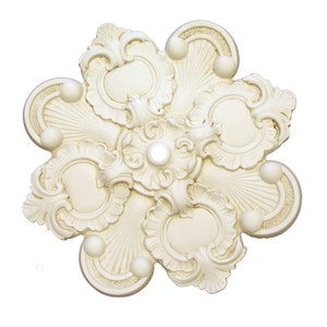 18" Diameter Ceiling Medallion for Chandelier or Fan. Available in many Finishes or Custom Color.