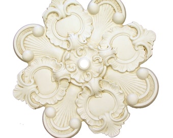 18" Diameter Ceiling Medallion for Chandelier or Fan. Available in many Finishes or Custom Color.