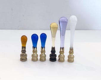 ASSORTMENT of handmade Murano finials to choose from in different sizes, ready to ship immediately.