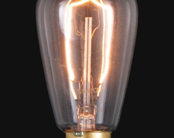 Edison Base Light Bulb with "Hairpin" Filament