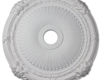 26" Ceiling Medallion for Chandelier or Fan. Available in many Finishes or Custom Color.